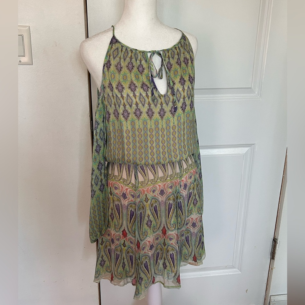Gorgeous Fairy Charlie jade 100% silk dress